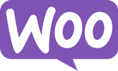 le logo de Woocommerce en mauve